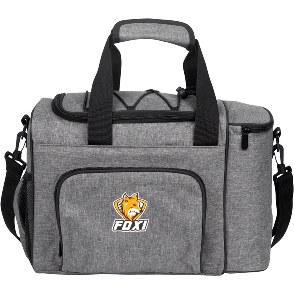 Large Reusable Lunch Cooler Bag For Men And Women Lunch Bag (Gray)